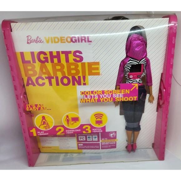 Barbie Video Girl Real Working Camera Color LCD Screen, Playback 1st generation - Picture 12 of 16